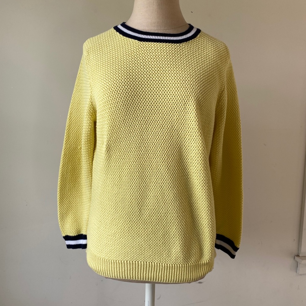 J. CREW | heavy yellow sweater